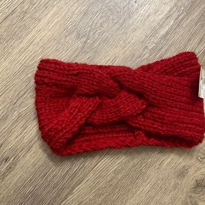Bohemian red headwrap